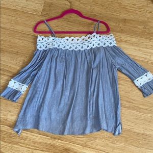 Off the shoulder blouse